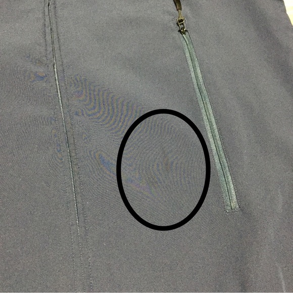 Adidas Notre Dame Softshell Fleece Lined Jacket Men’s L Navy Blue Full Zip - Picture 11 of 11